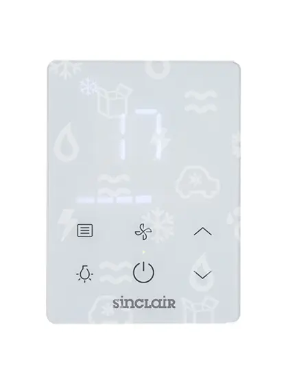 ovladač drátový Sinclair pro podstropně parapetní jednotky FCU SF-xxxF3